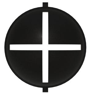 Golf - Golf Ball Stencil - Insert - Cross Lines   