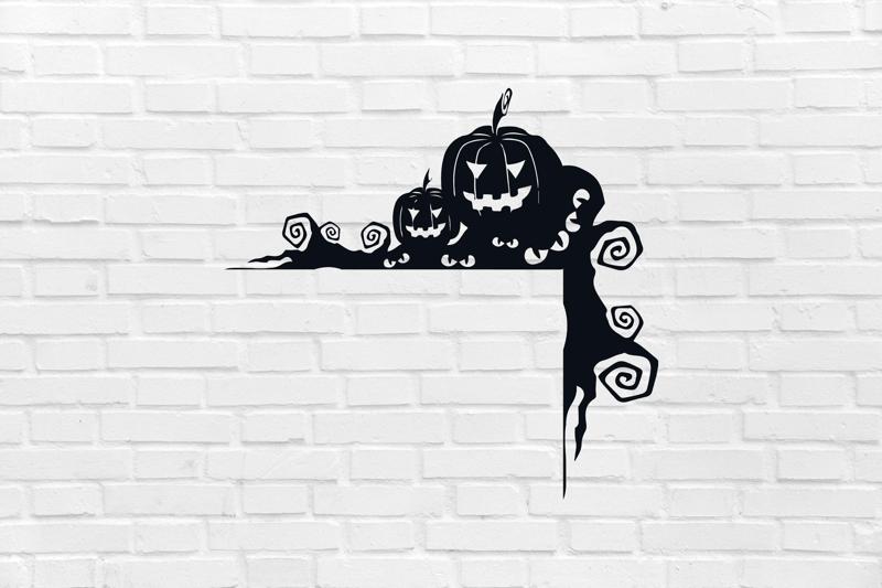 HALLOWEEN WALL DECORATION pumpkin door