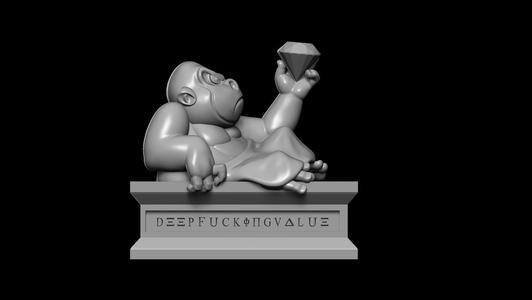 DFV Statue 3D Model (Full)