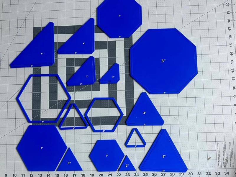 Geometric Quilt Templates   
