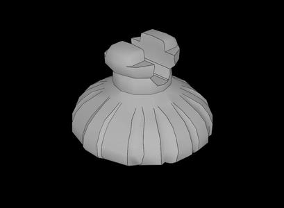 Lego Compatible (6025.dat) Minifig Hair Islander   