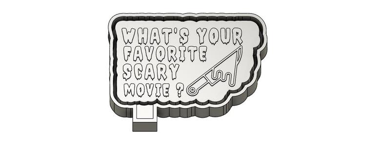 What's Your Favorite Scary Movie Freshie STL