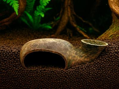 Burrowing cave