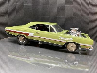 1/25 rc drag car based on a mpc plasic model kit