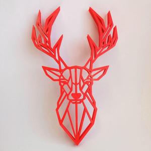 Geometric Deer Head
