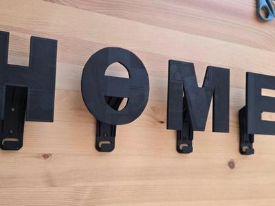 Wall coat rack “HOME”