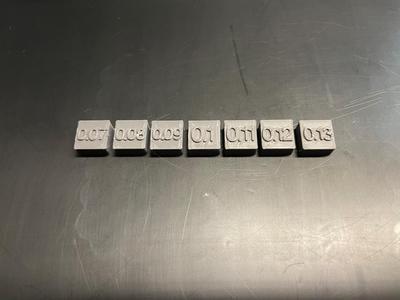 Elephant foot Test Calibration