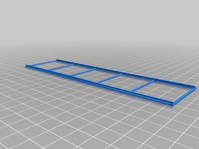 N scale station canopy