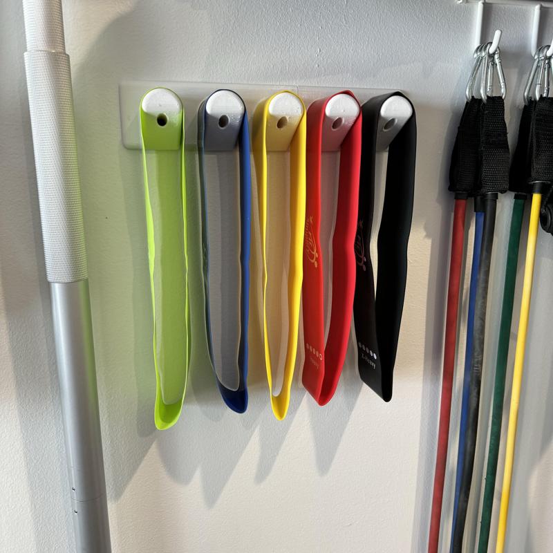 Workout Bands Wall Mount (2" band width)