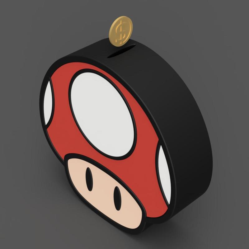 Super Mushroom Piggy Bank