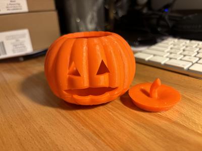 Pumpkin hollowed out