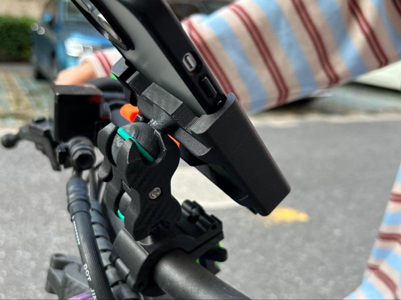 Phone Holder Bicycle Electric Bike Motorcycle 360° Ball Joint Universal Adjustable Mount Modular Design