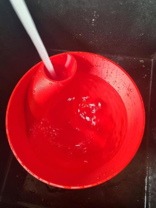 Waschtrommel m. Ablauf (Gemüse Beeren etc.)