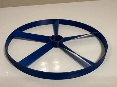 Flight rings for torrodial ring launcher