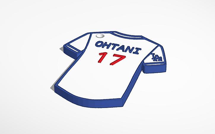 Shohei Ohtani Jersey Keychain V1 and V2