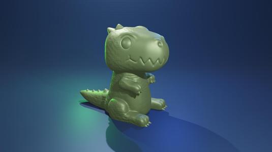 Cute little Dinosaur T-Rex Godzilla Funko Animal chibi