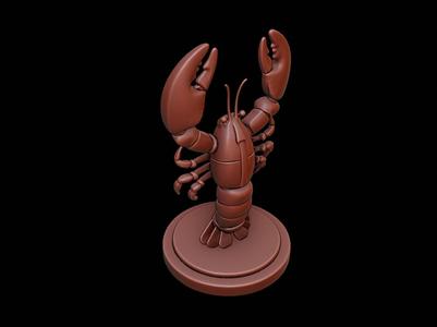 Lobster Animal Figure Printable