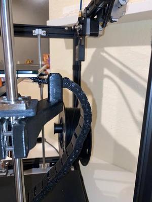 Ender 5+ Strain Relief With Chain Adapter
