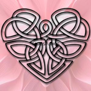 tribal heart wall art Celtic Unicorn wall decor 2d art animal
