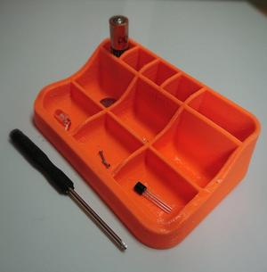 Tiny part organiser
