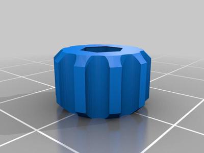 M3 Knob W/ Hex Cutout