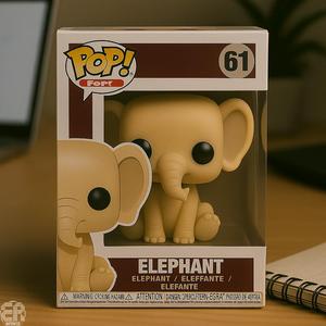 Elephant - Animals Pop Collection 🧊✨