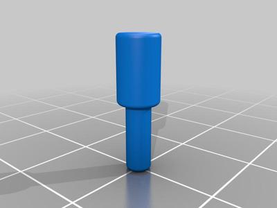 Ikea shelf peg for 3mm hole