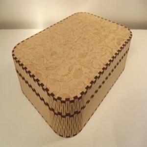 Living Hinge Box in DXF