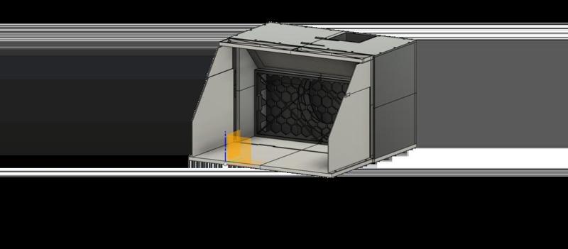 Airbrush spray booth