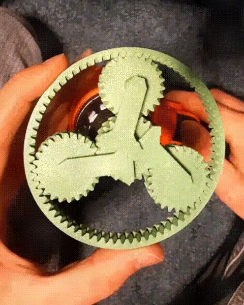 Mesmerizing 3:1 Planetary Gears Visualizer