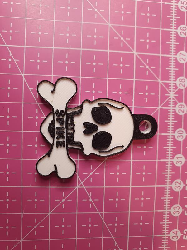 Hundemarke Totenkopf