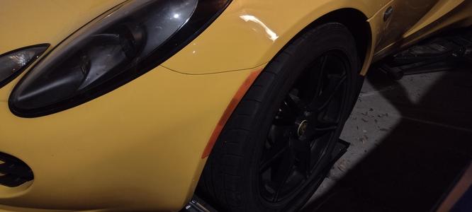 Lotus Elise S2 corner marker light blocking plates