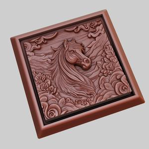 Horse Animal 3D Model for CNC Router Laser & 3D Printer