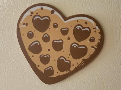 Heart Cookie Magnet