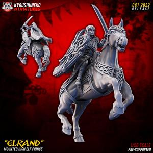 high elf prince mounted
