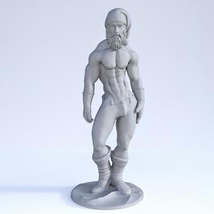 BAD SANTA FIGURINE