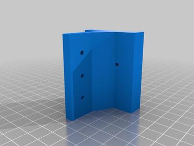 Alternative X Axis Drag Chain Mount for Ivan Miranda 3D printed CNC
