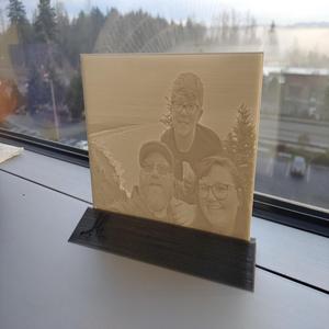 Lithophane Holder - 150mm x 4mm