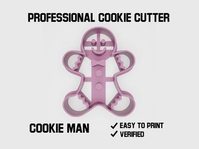 Cookie man cookie cutter