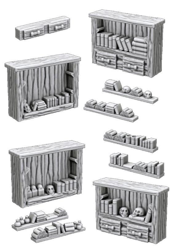 Fantasy Modular Bookcases