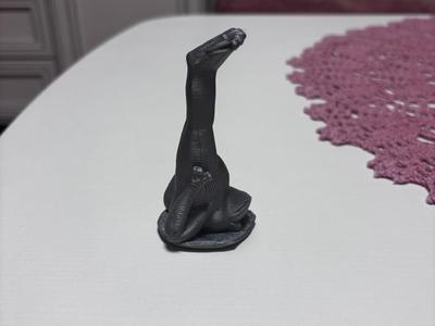 Frog doing yoga pose garden decoration