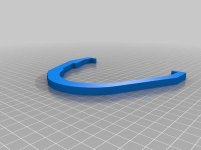 Echo Show 8 Under Cabinet Swivel Mount (V2 Remixed Hooks)