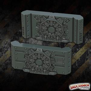 DarkHyve Assault Sealed Vault Door Corner Wall 