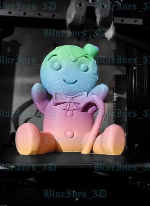 GingerbreadBoy with cherry Easy to print