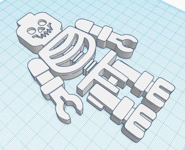 Skeleton Fridge Magnet (7 piece set)