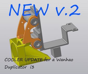 COOLER UPDATE V2 for a Wanhao Duplicator  i3