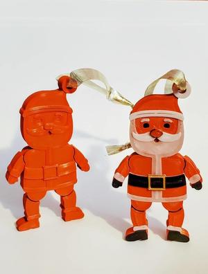 Full Color Santa Christmas Ornament