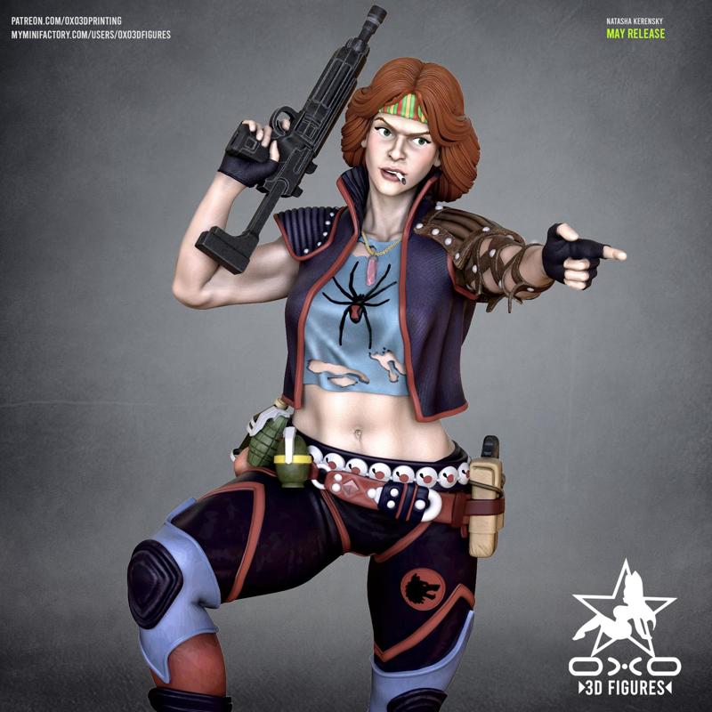 Natasha Kerensky Battle Tech Tabletop Miniature