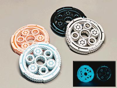 Smooth Planetary Gear Fidget Spinner TA3 Scale