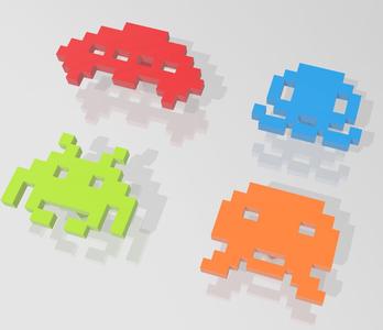 Space Invaders Knobs